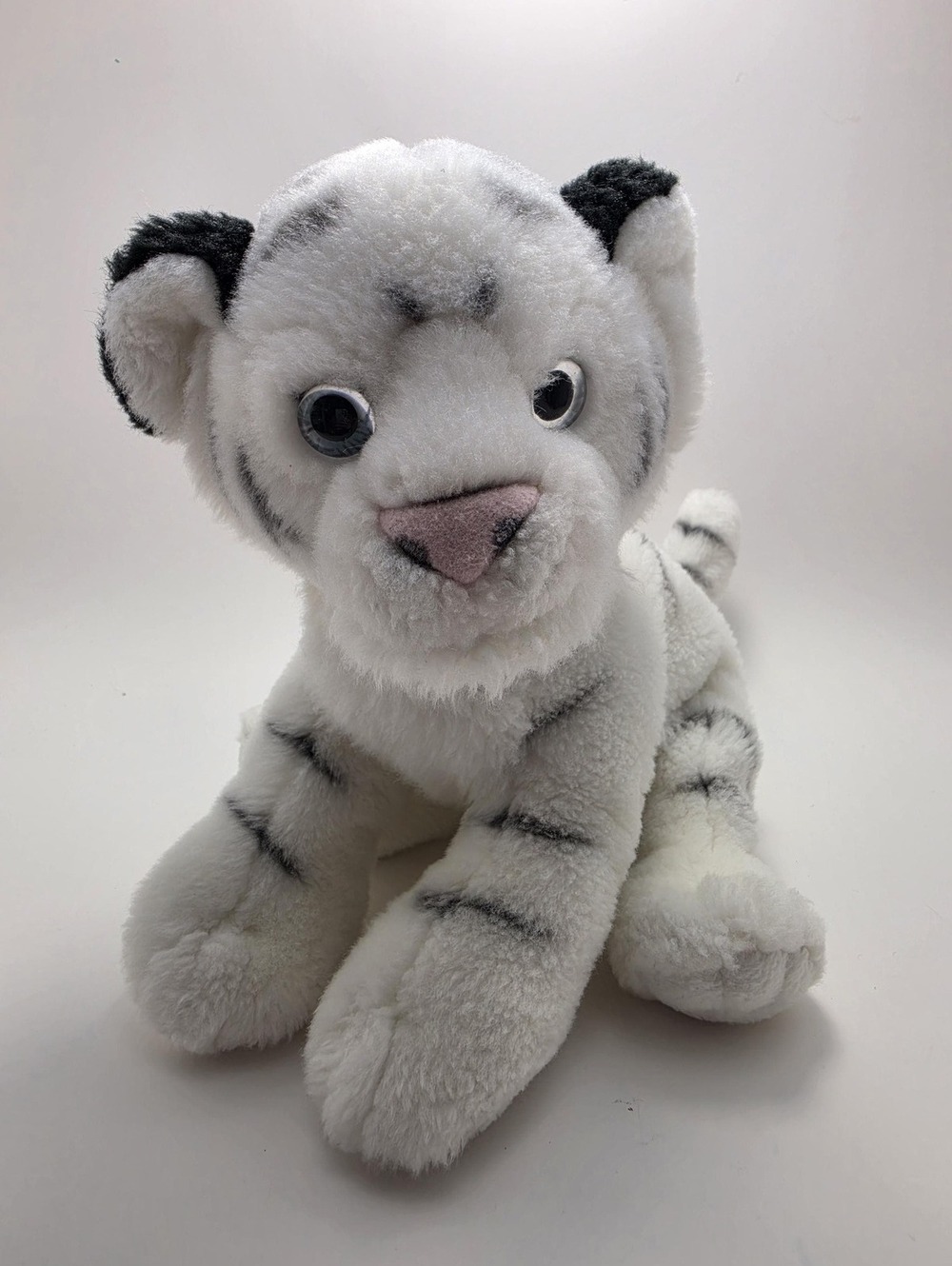Aurora Miyoni White Tiger Stuffed Animal Plush (10 inch)